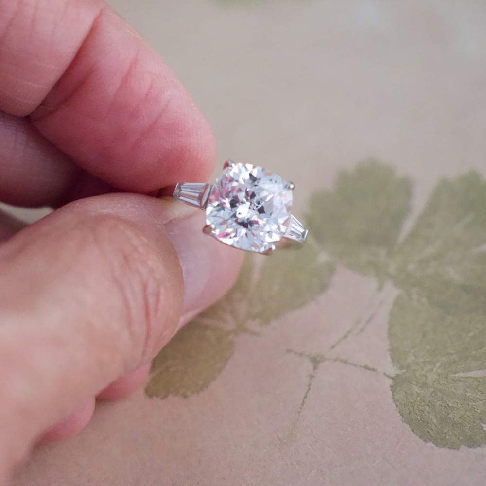 925 SS & Cubic Zirconia Size 7 - Picture 11 of 12